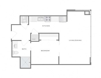 1B floor plan