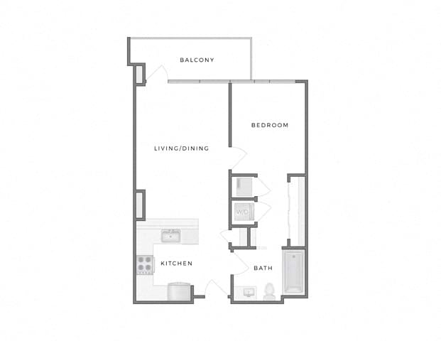 Floor plan layout diagram for 1D