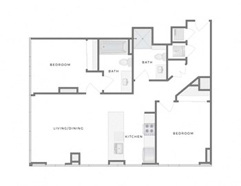 2B floor plan