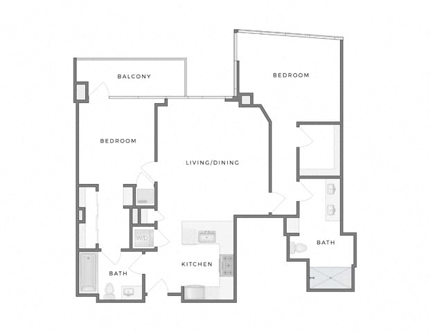 Floor plan layout diagram for 2G
