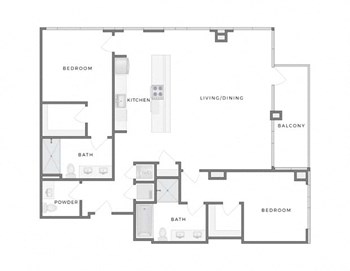 2M floor plan