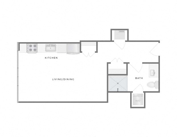 Floor plan layout diagram for SA