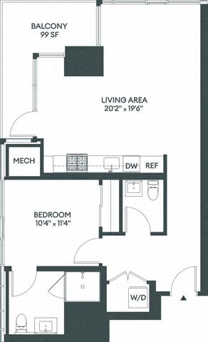 1G floor plan