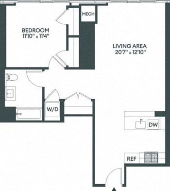 1M floor plan