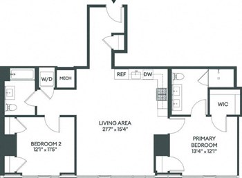 2C floor plan