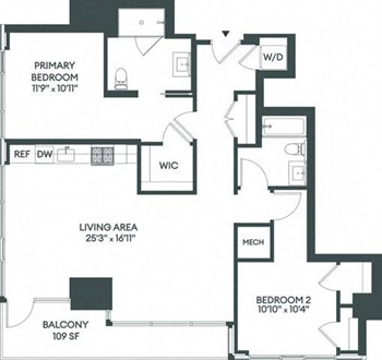 2D floor plan