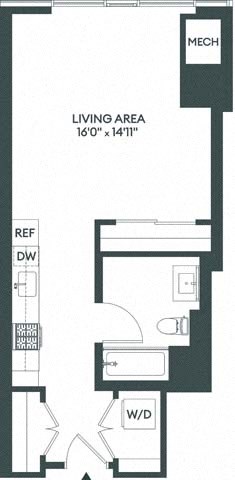 0B floor plan