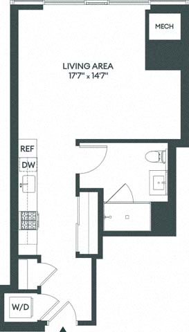 Floor plan layout diagram for SC