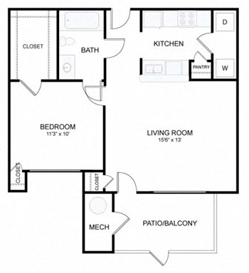 1B Renovation 4 floor plan
