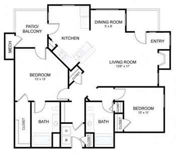 2D floor plan