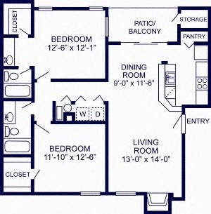 2C floor plan