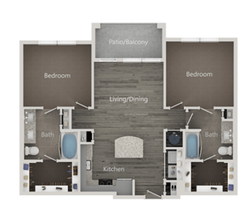 2B floor plan