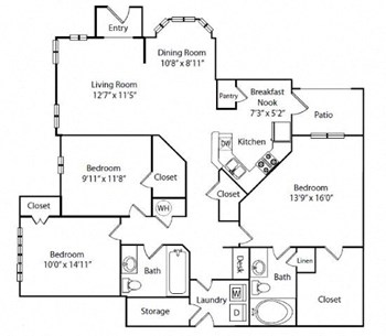 3B Renovation 2 floor plan