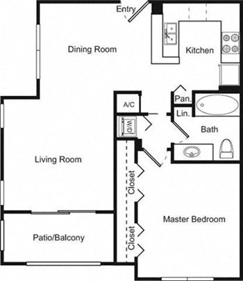 1C floor plan