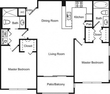 2B floor plan