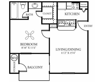 1A floor plan