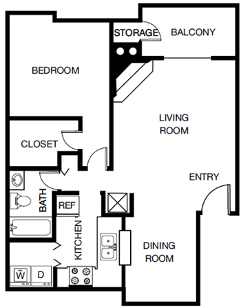 1C floor plan