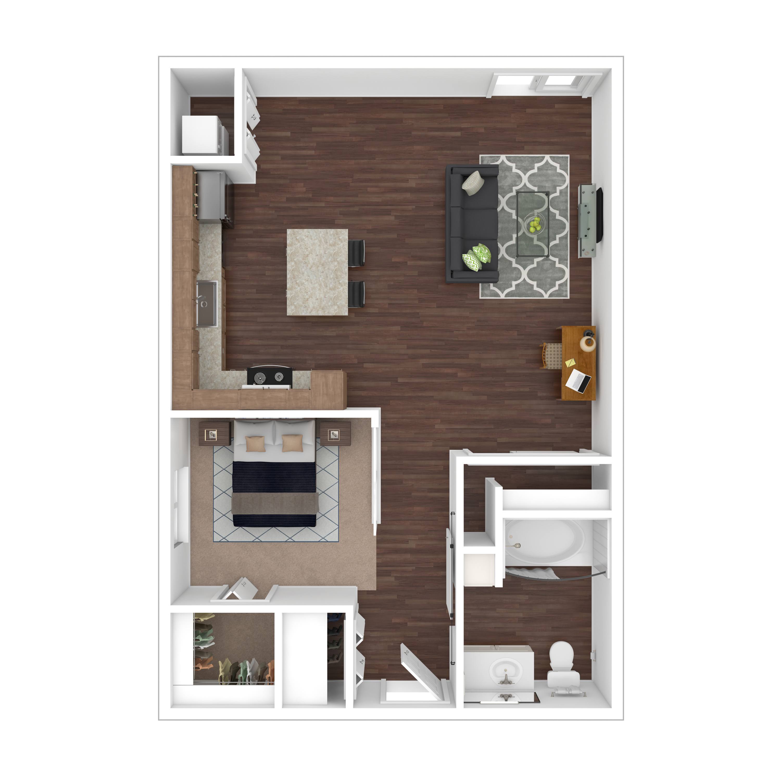 Floor plan layout diagram for SN