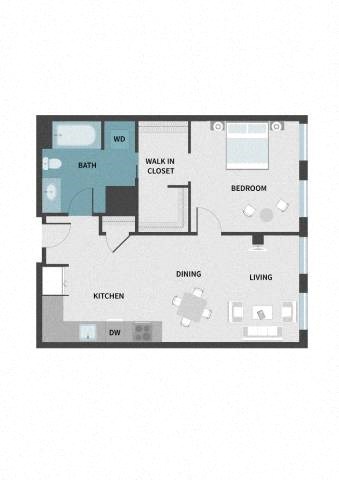 1D floor plan