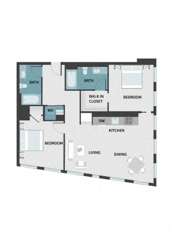 2C floor plan