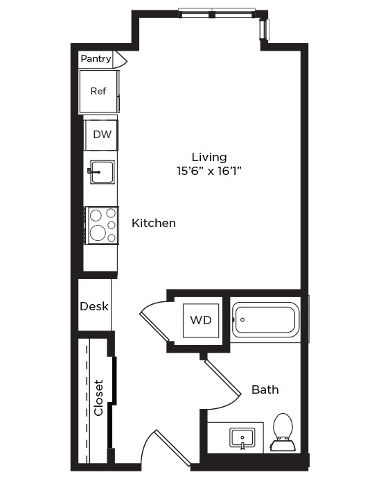 Floor plan layout diagram for SB