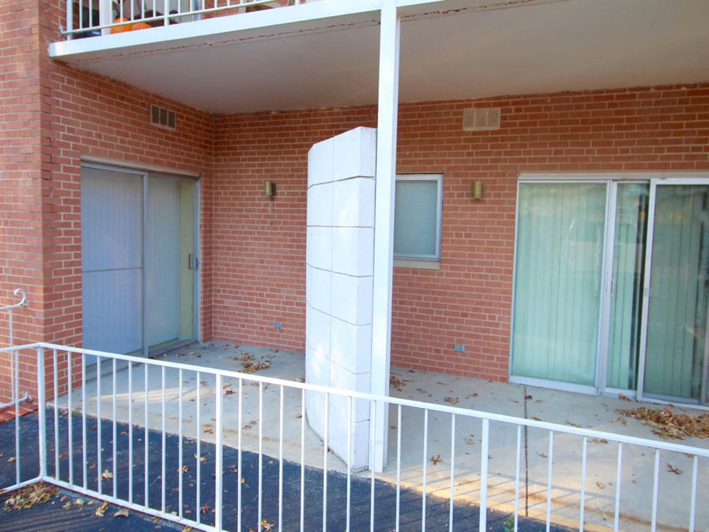 a view of two balconies