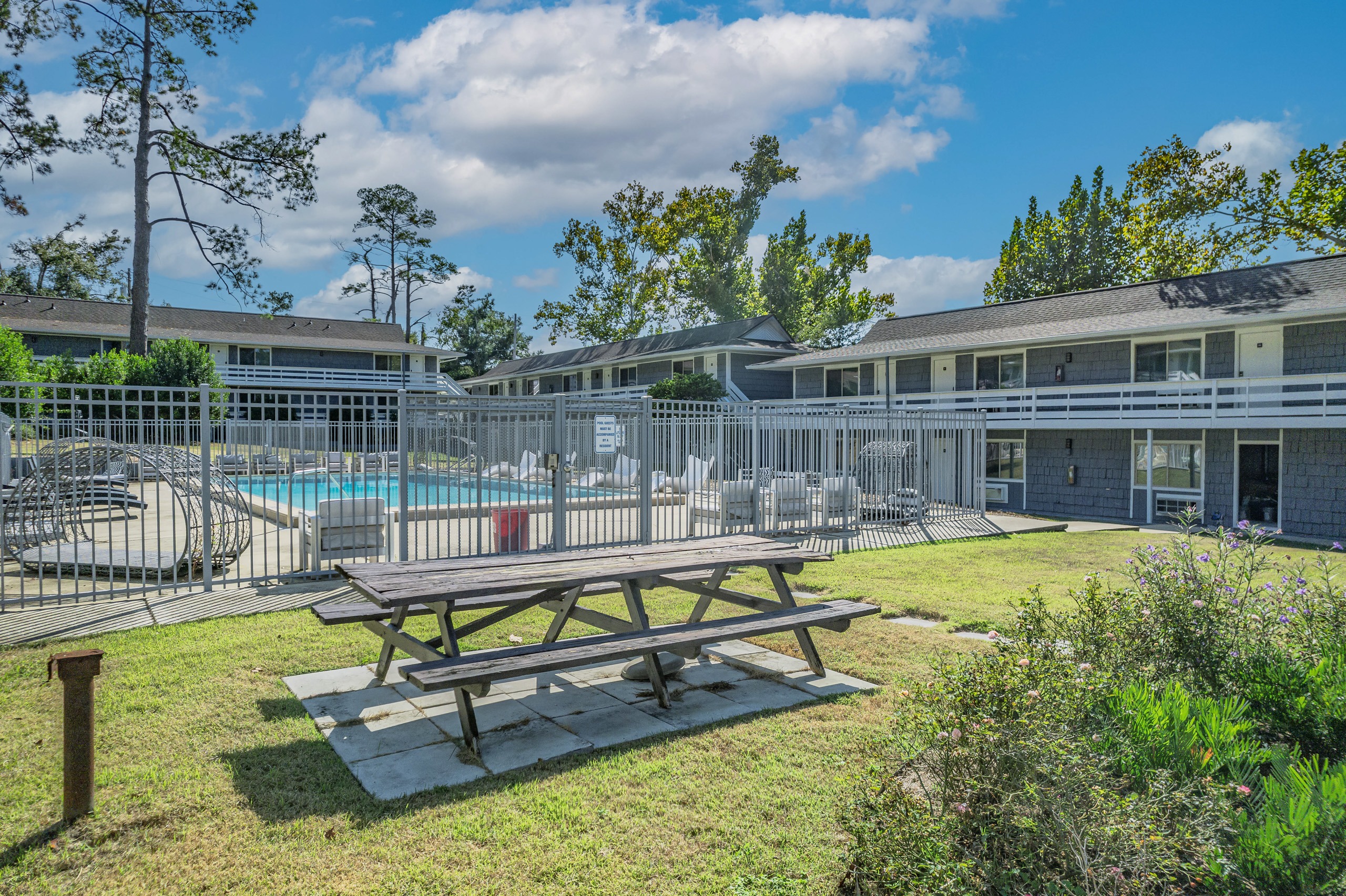 Picnic Tables at The Sanctuary, Tallahassee, FL, 32304