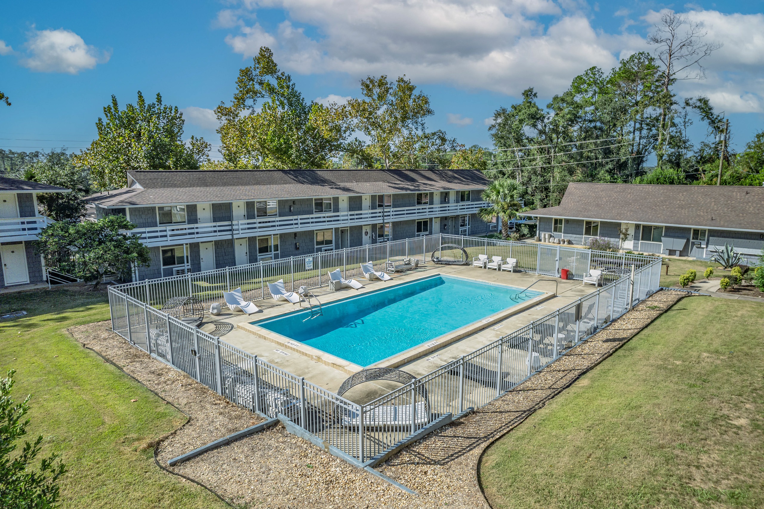 Aerial Pool View at The Sanctuary, Tallahassee, FL