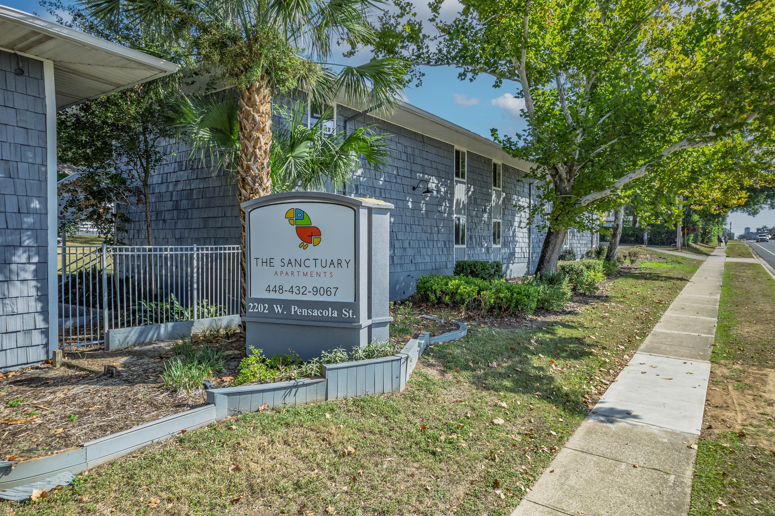 Property Signage at The Sanctuary, Tallahassee, Florida