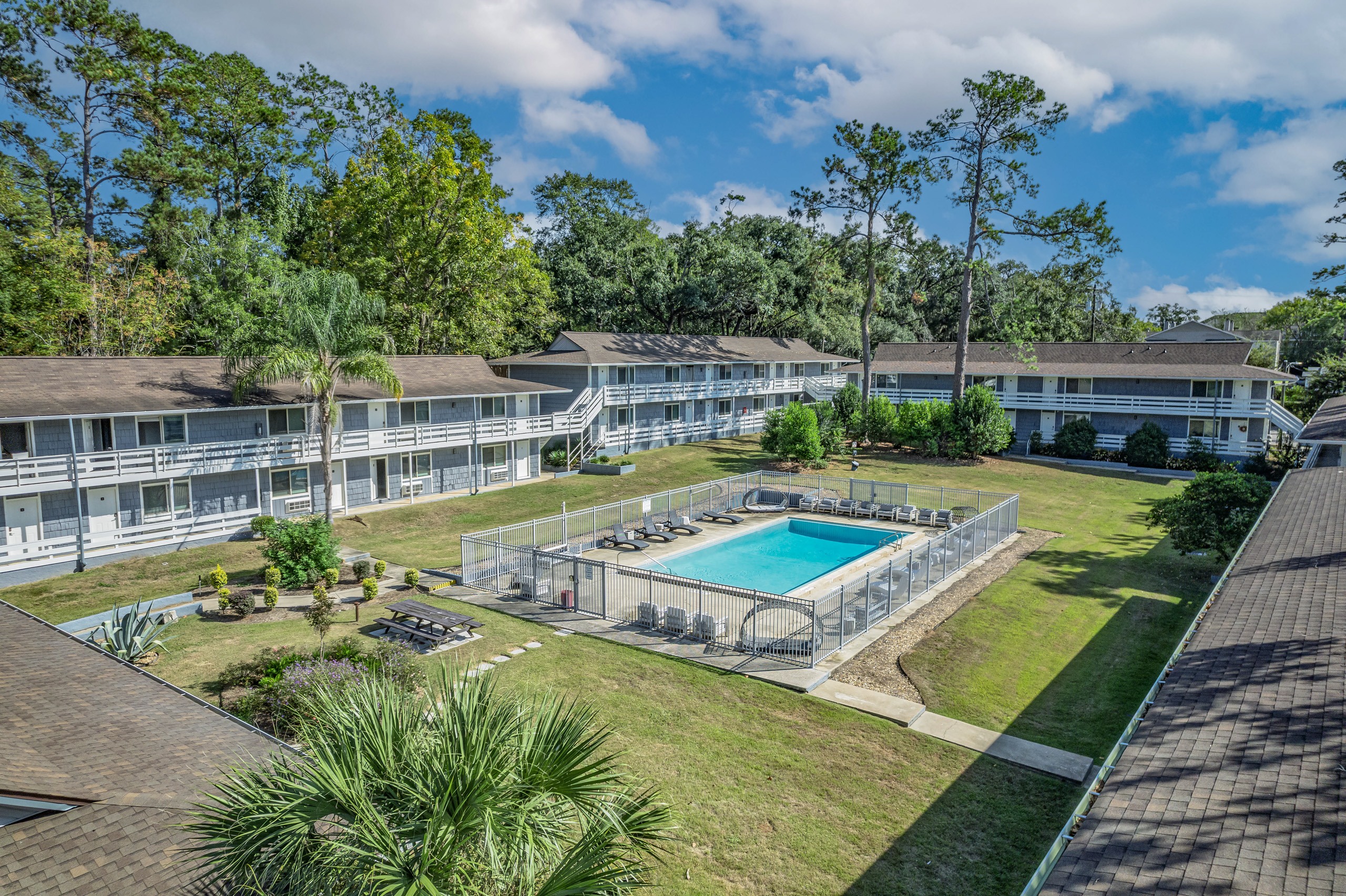 Drone Pool And Surroundings at The Sanctuary, Florida, 32304
