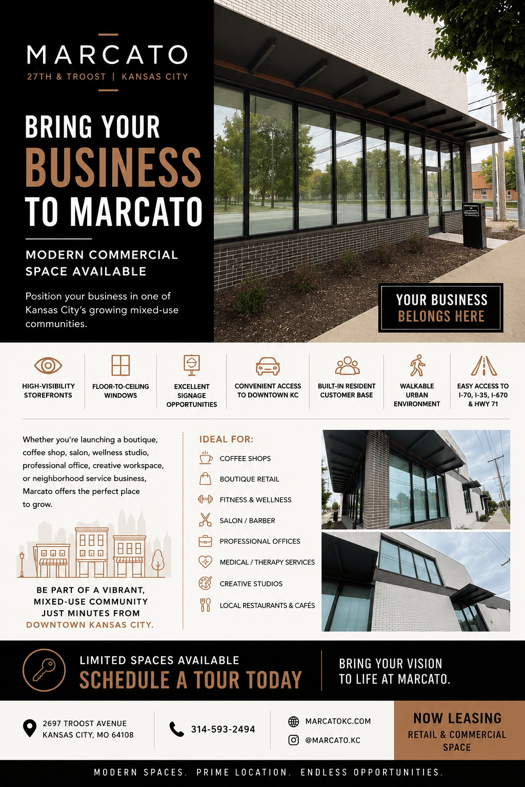 Marcato live-work units