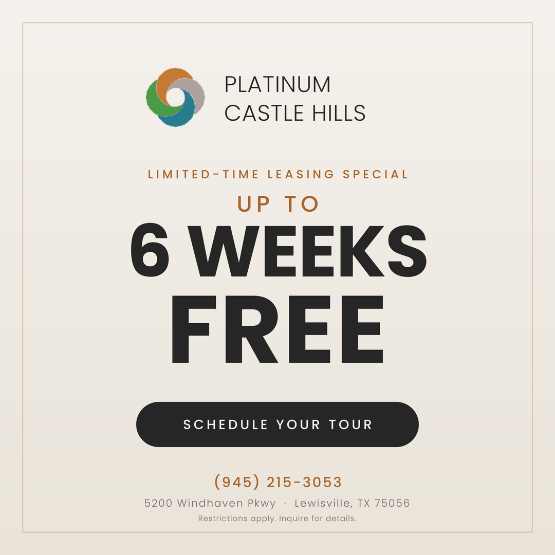 Platinum Castle Hills leasing special
