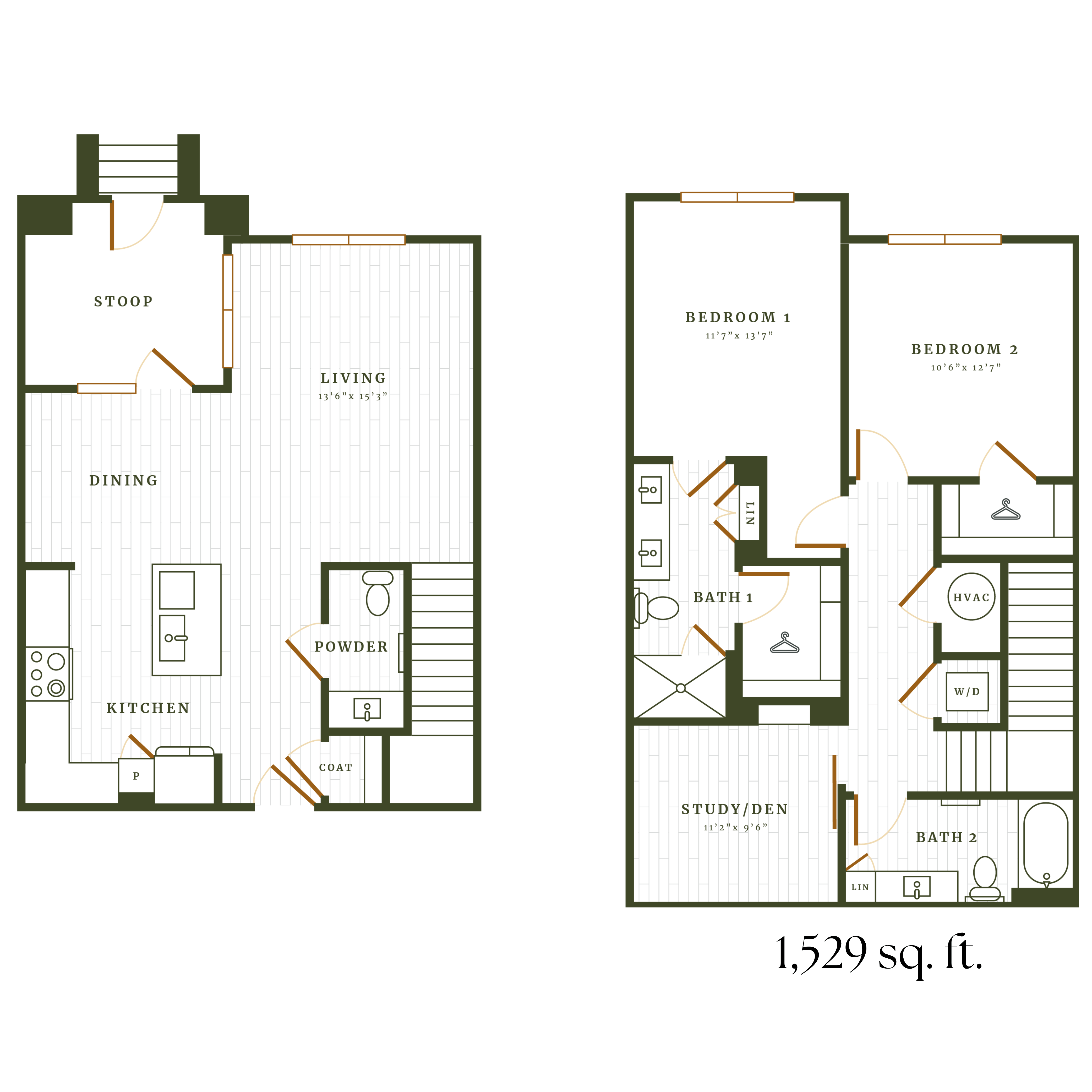 2BR Signature Townhome Image