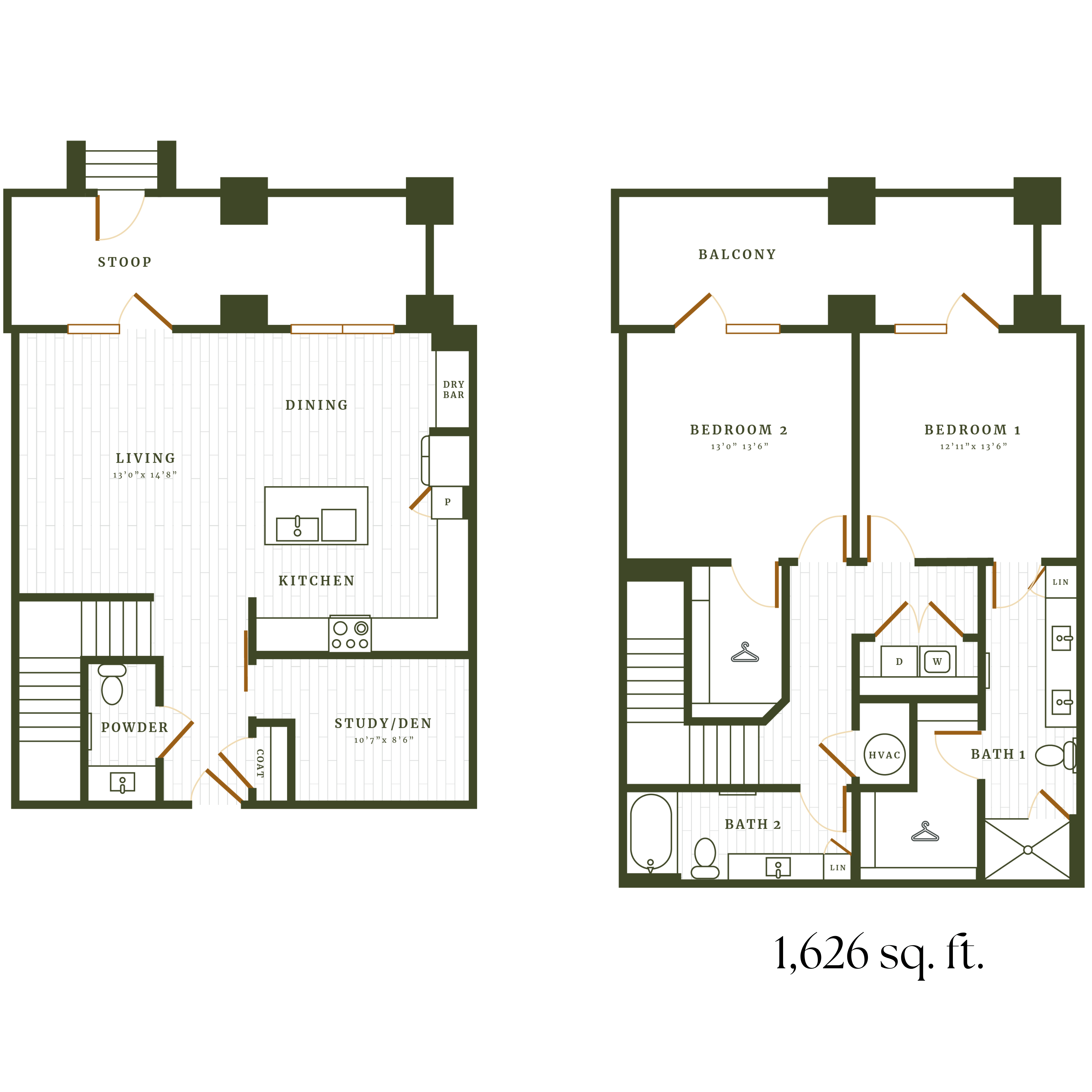 2BR Signature Townhome Image