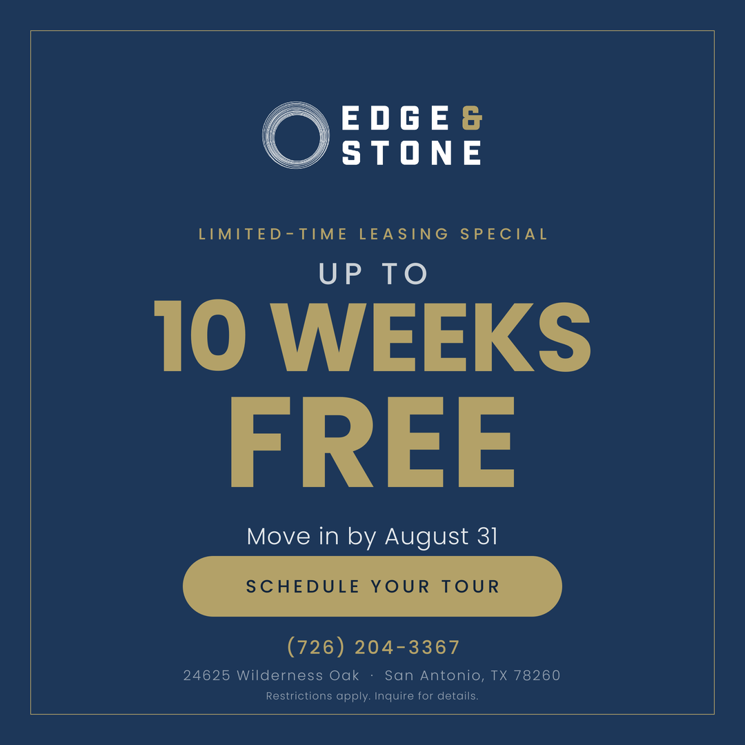 Edge and Stone leasing special: up to 10 weeks free