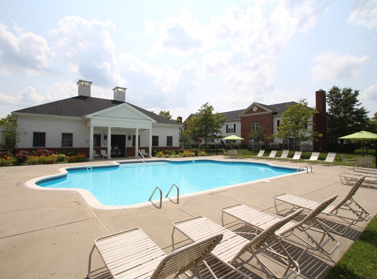 This is a photo of the pool area at Washington Park in Centerville, OH.