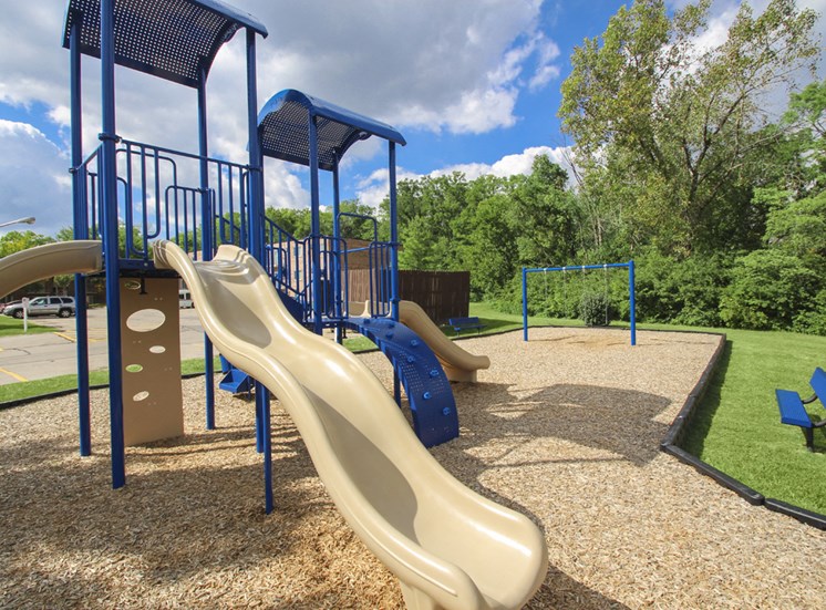 This is a photo of the playground at Lisa Ridge Apartments in Cincinnati, OH