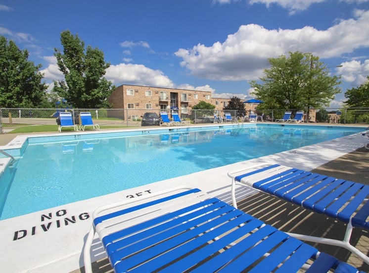 This is a photo of the pool area area at Lisa Ridge Apartments in Cincinnati, OH
