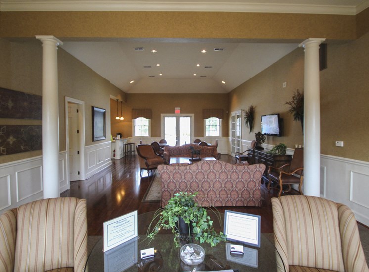 This is a photo of the resident clubhouse at Washington Park in Centerville, OH.