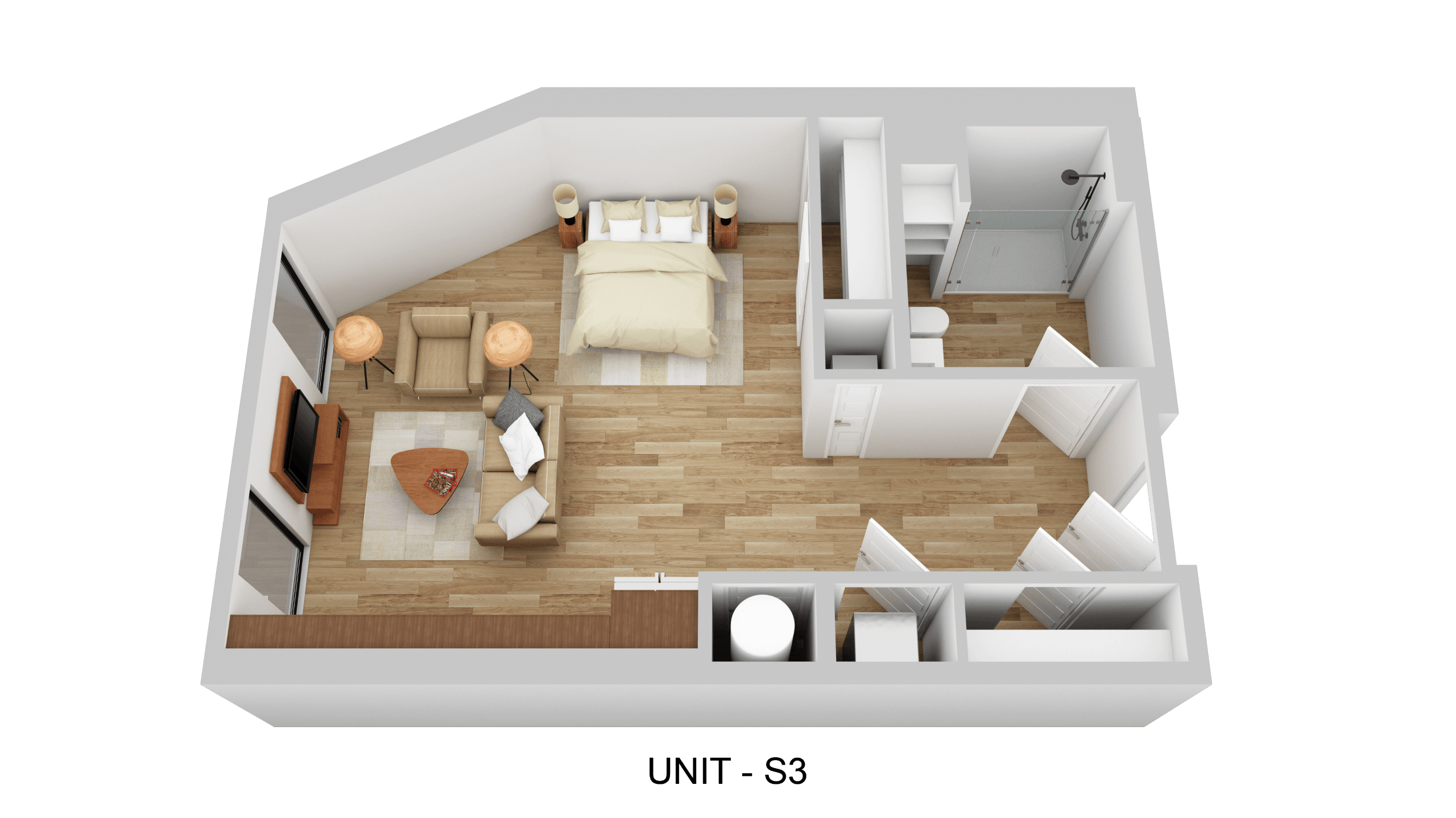 Floorplan for Unit 454
