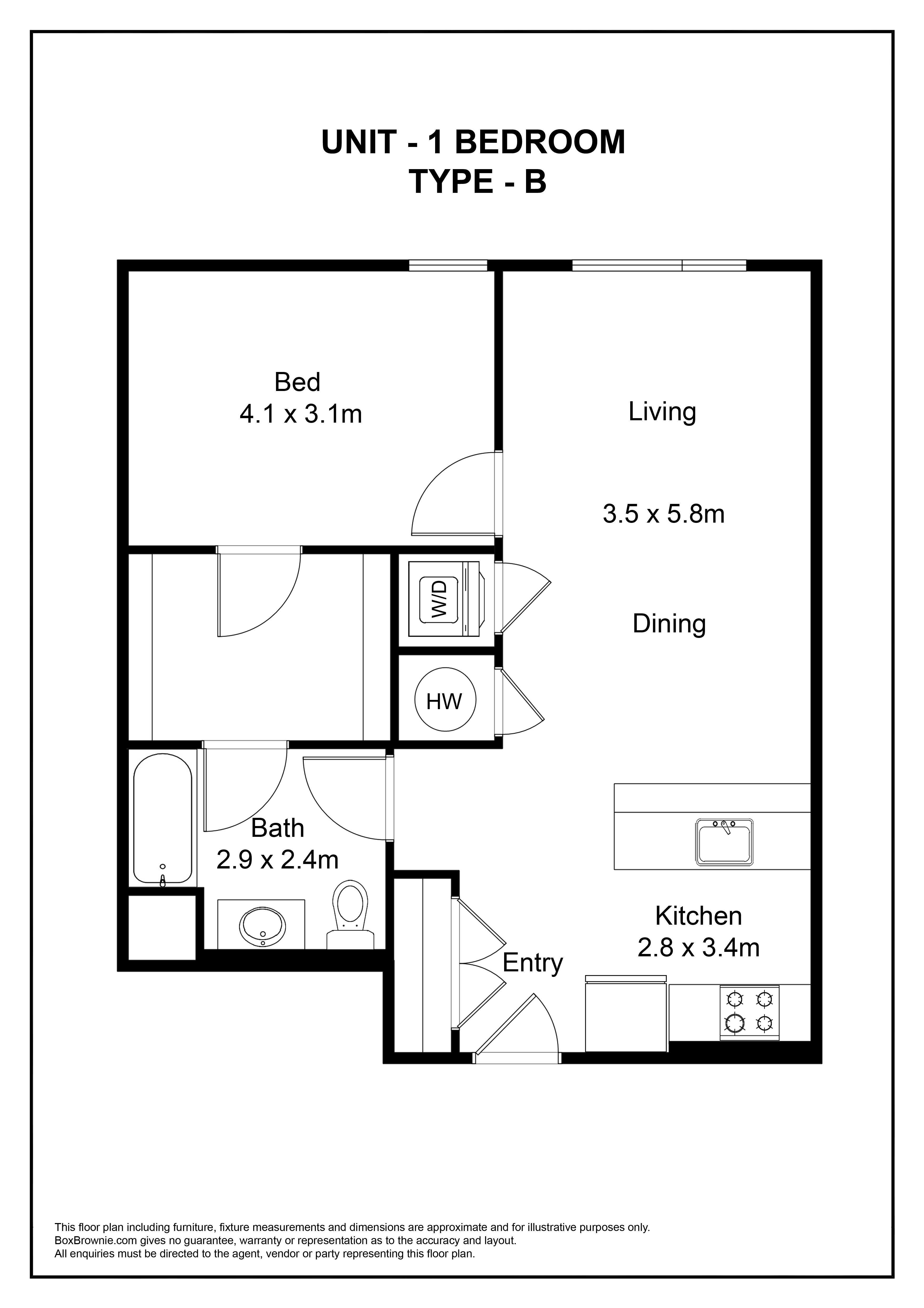 Floorplan for Unit 320