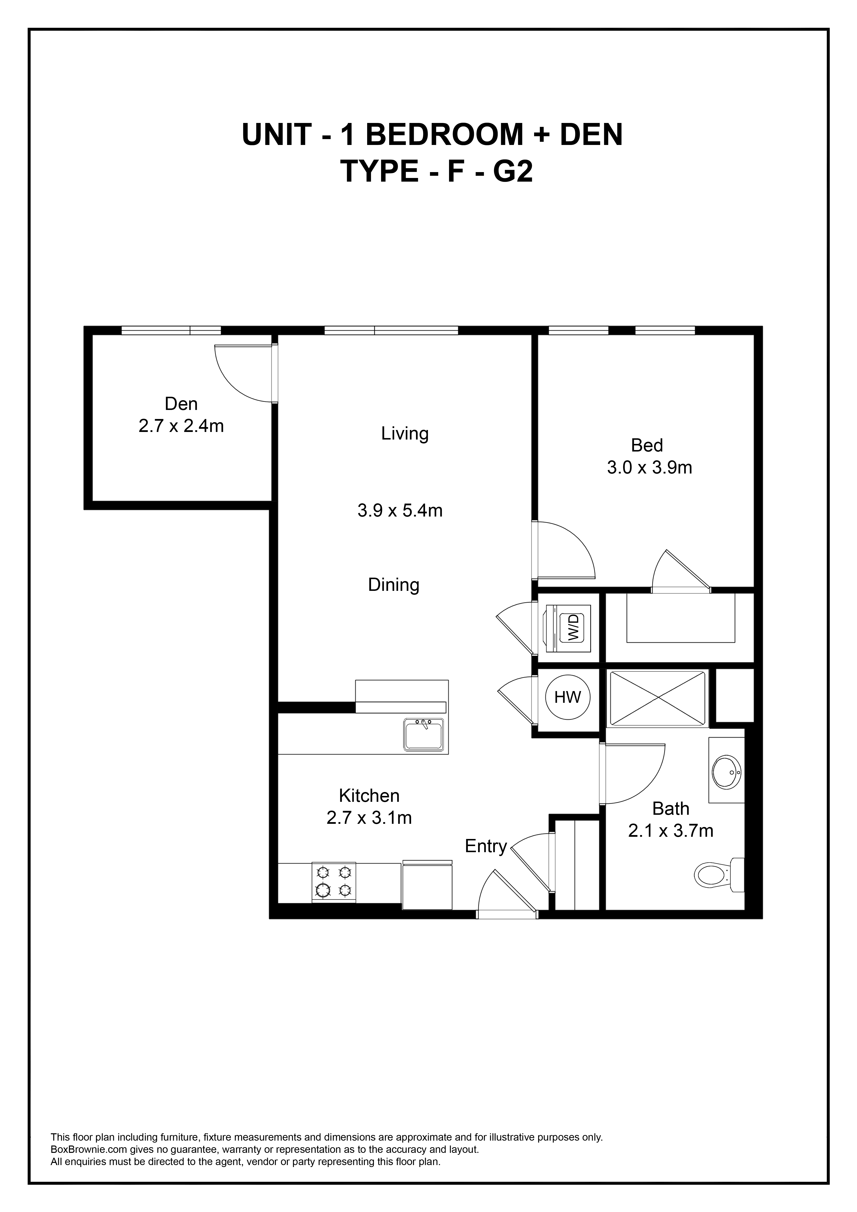 Floorplan for Unit 303