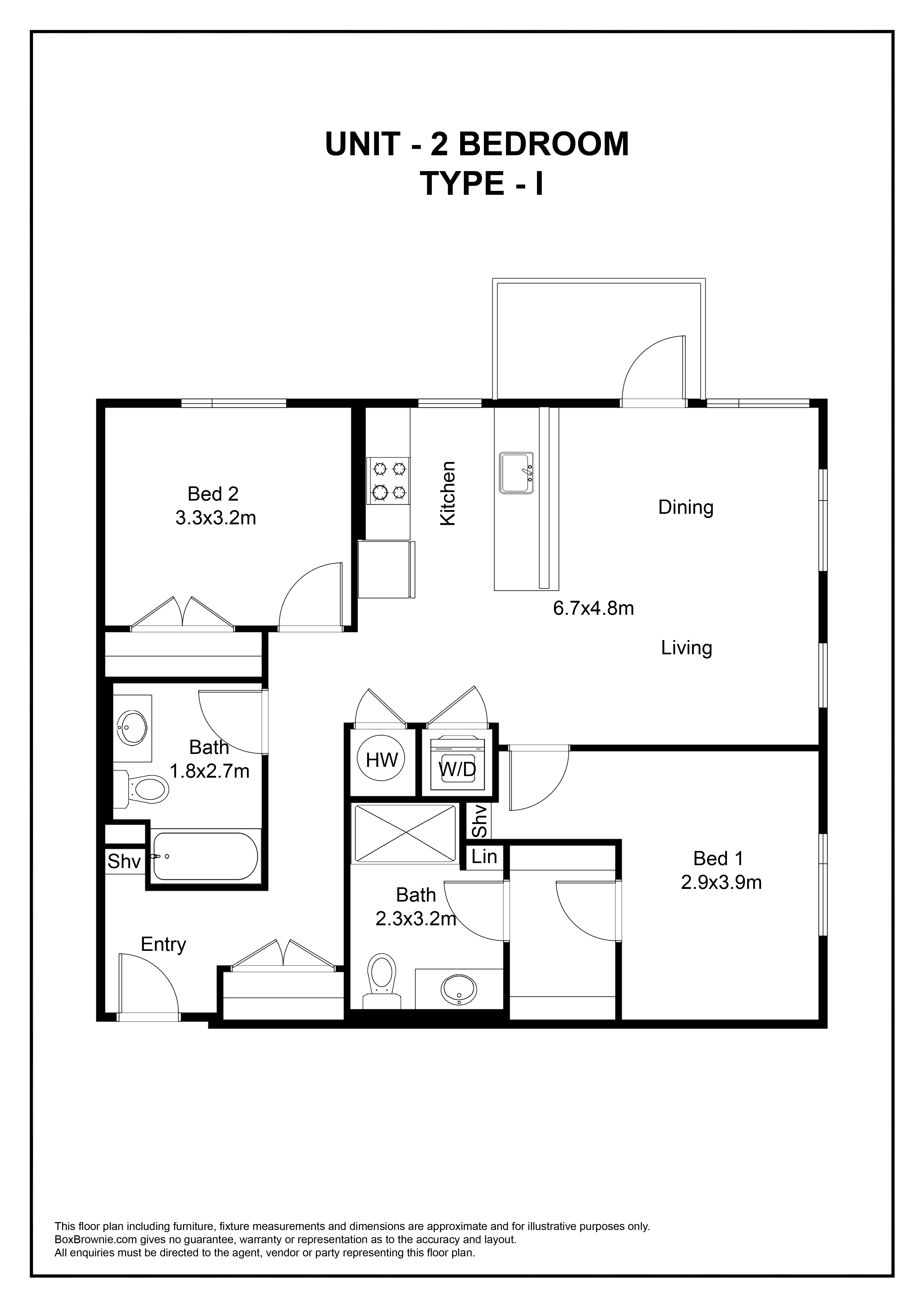 Floorplan for Unit 301
