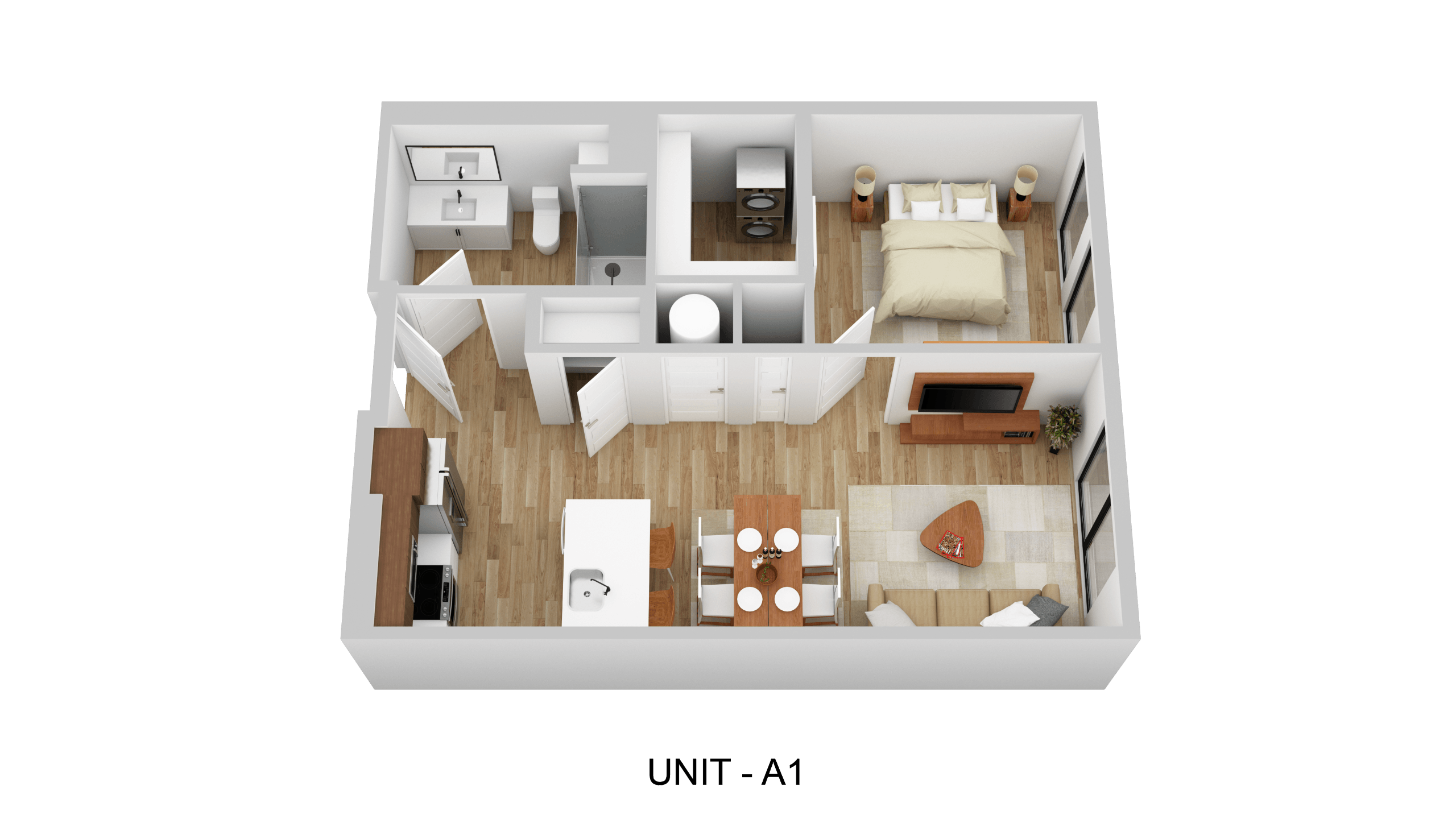 Floorplan for Unit 102