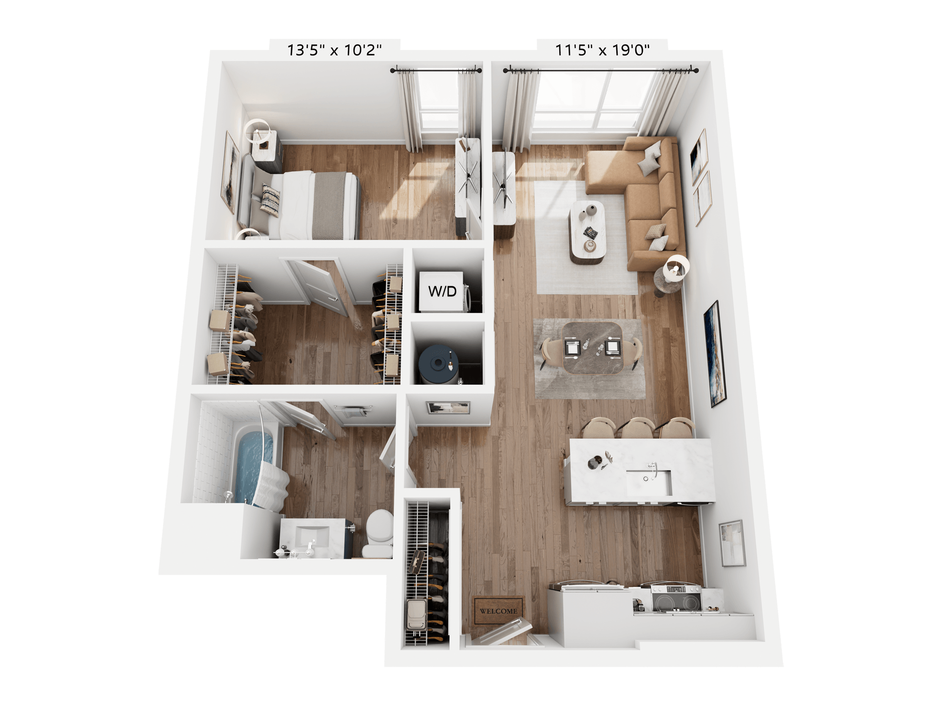 Floorplan for Unit 420