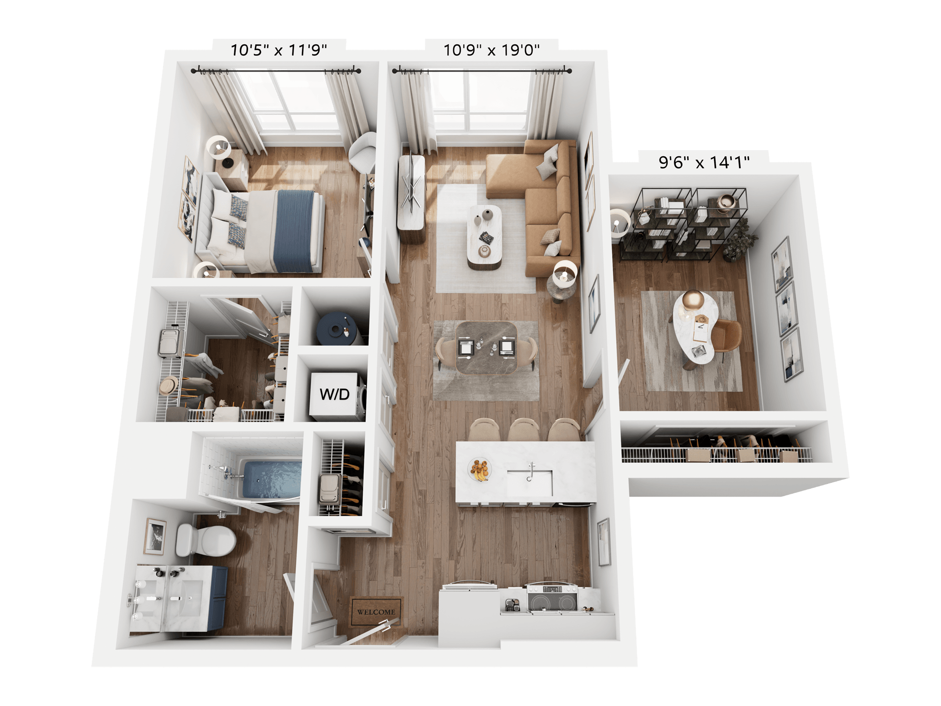Floorplan for Unit 310