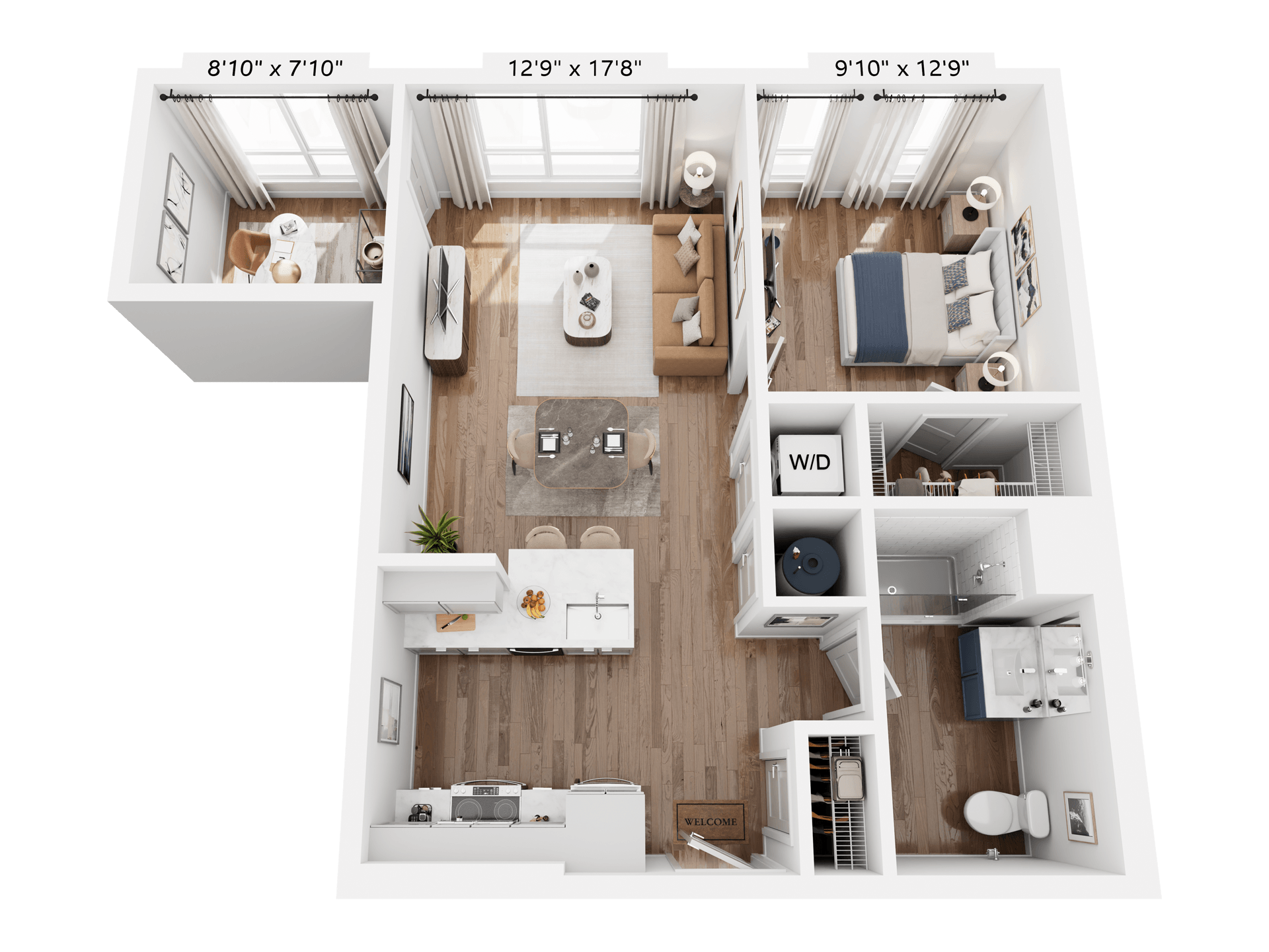 Floorplan for Unit 303
