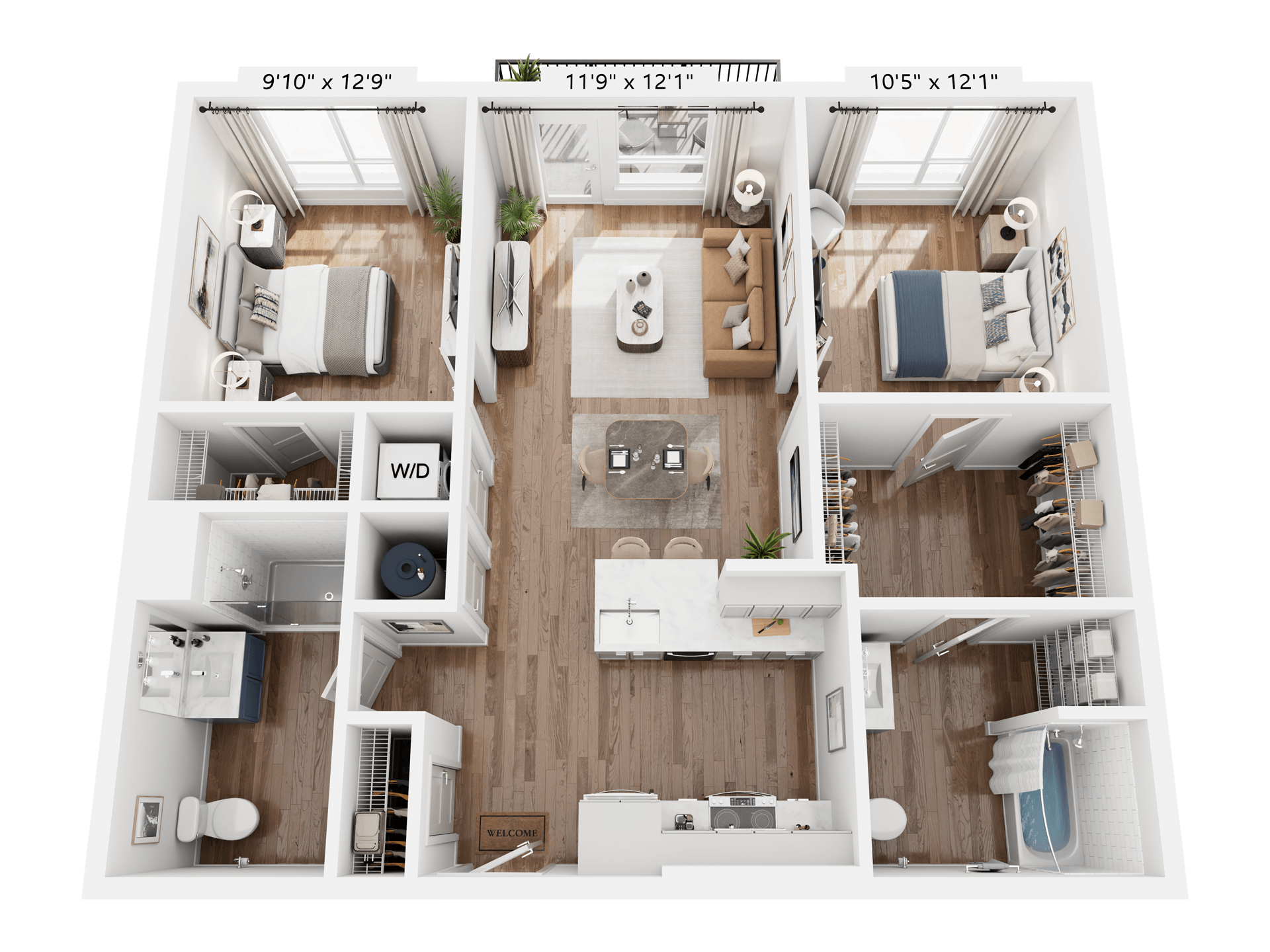Floorplan for Unit 314