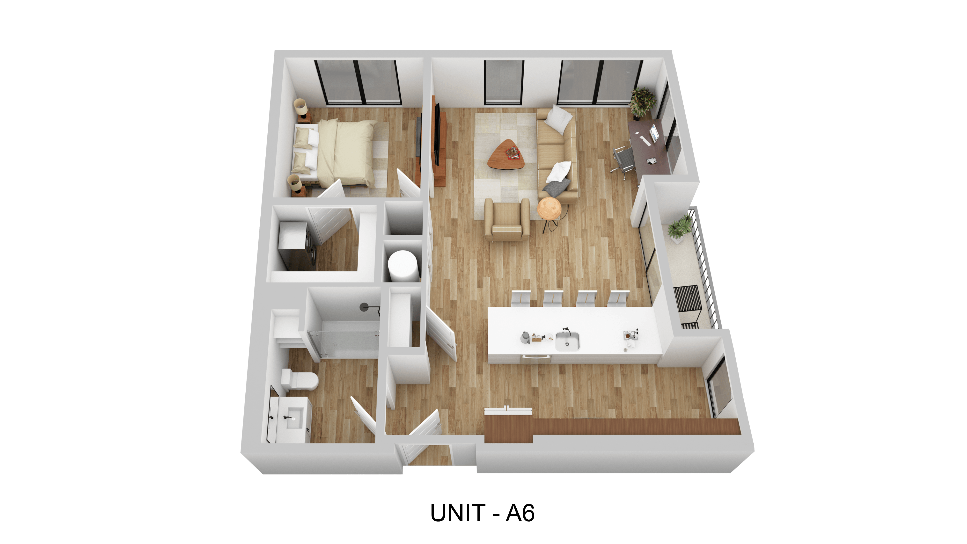Floorplan for Unit 245
