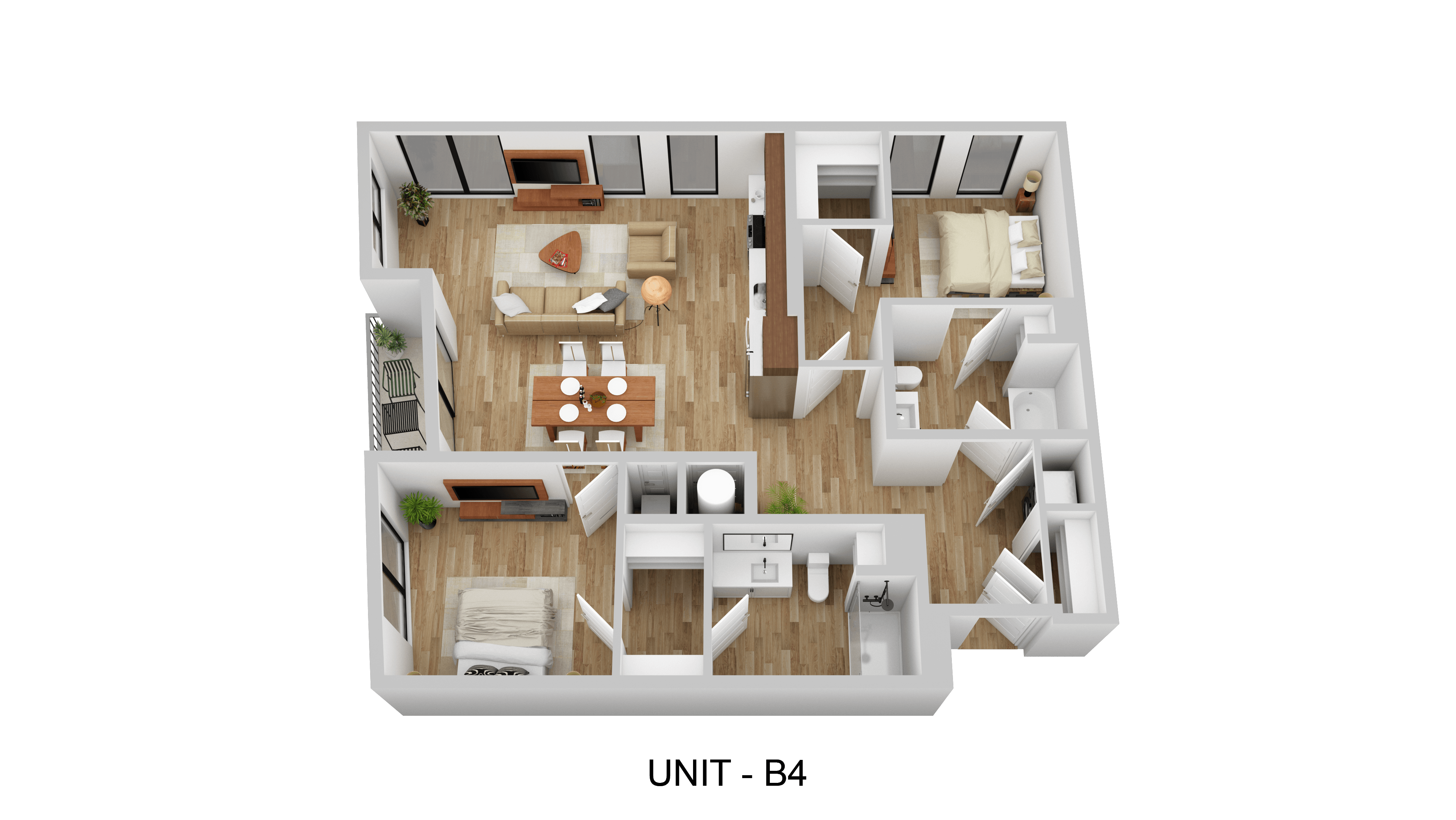 Floorplan for Unit 214